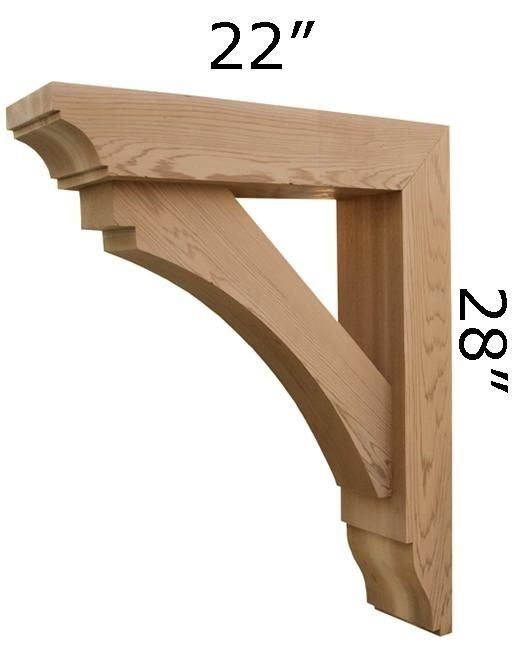 Custom Made Wooden Bracket by Pro Wood Market