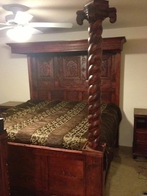 Custom Made Renaissance Four Poster Roped Bed