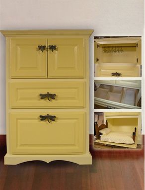 Custom Made Large Doll Wardrobe Cabinet