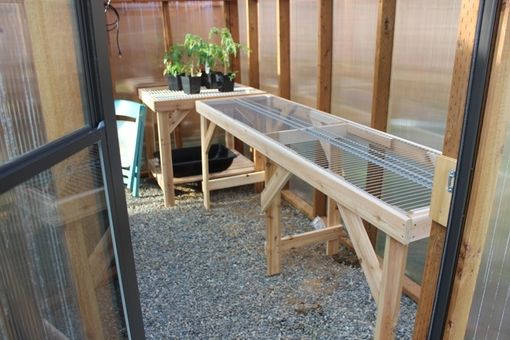 Custom Made Greenhouse Watering Table