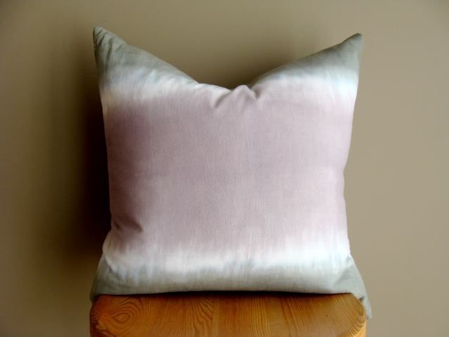 Custom Two Color Dip Dye Pillow Cover