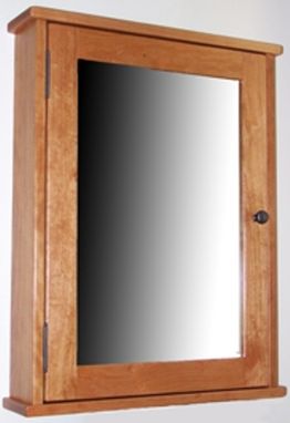 Custom Made Medicine Cabinet With Mirrored Door