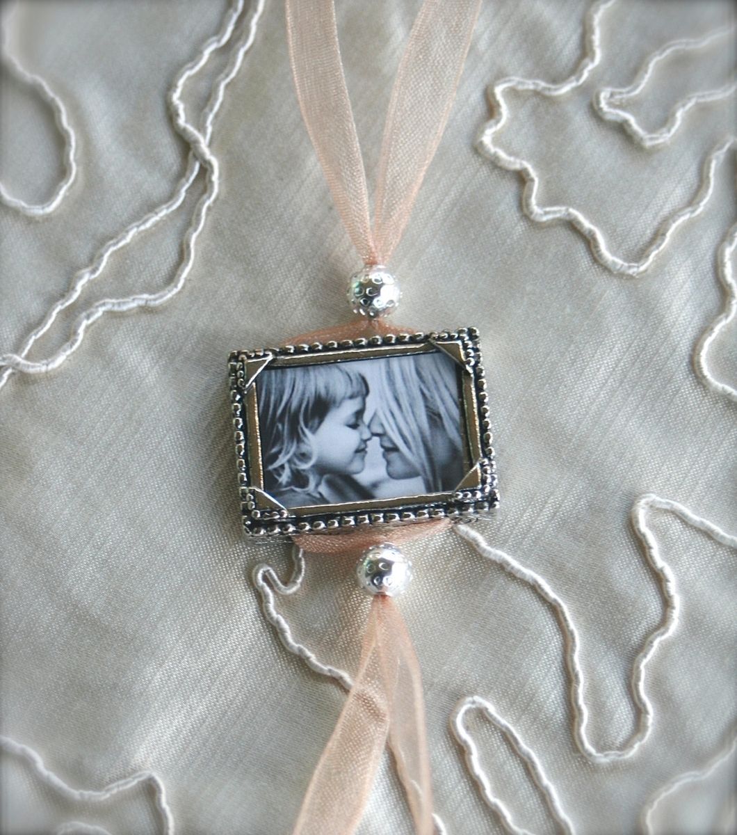 Custom Wedding Charm Photo Bouquet Charm Bridal Bouquet Charm