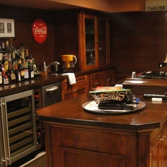 Custom Home Bar by Summit Homecrafters C.O