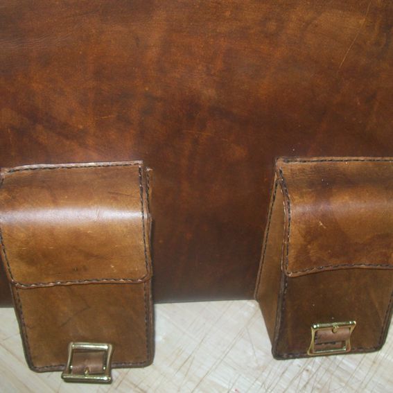 custom western leather briefcase