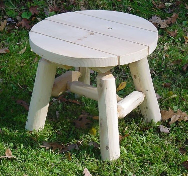 Hand Made Outdoor Cedar Log Furniture by Briar Hill Rustic Furniture