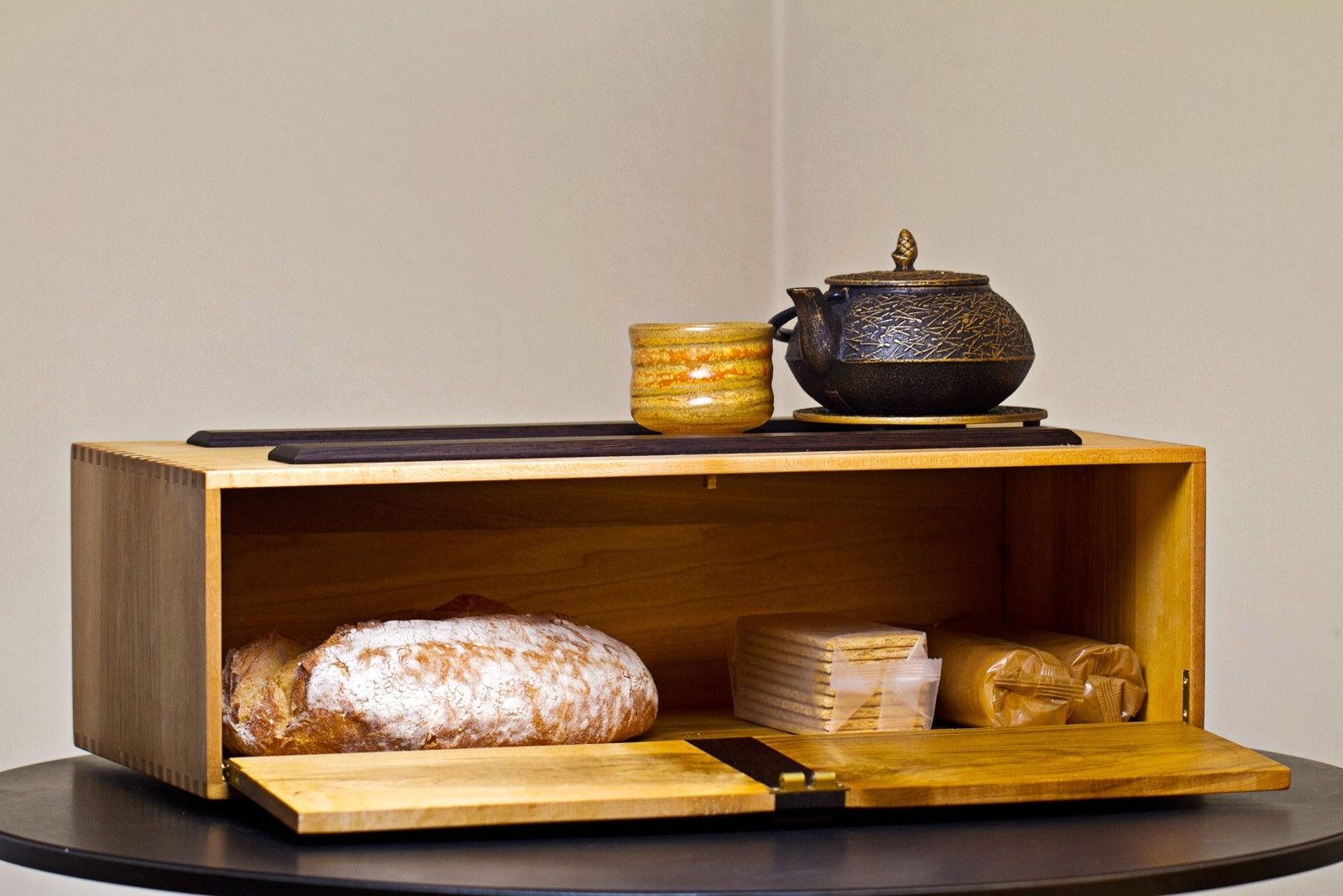 Hand Crafted Maple And Indian Rosewood Bread by HWCo.