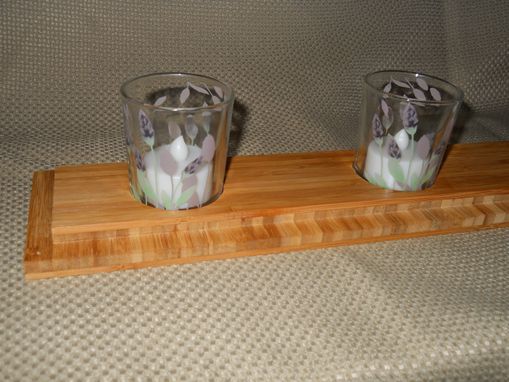 Custom Made Candle Centerpiece Gift Holder