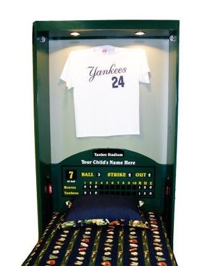 Custom Made Baseball Murphy Bed Locker