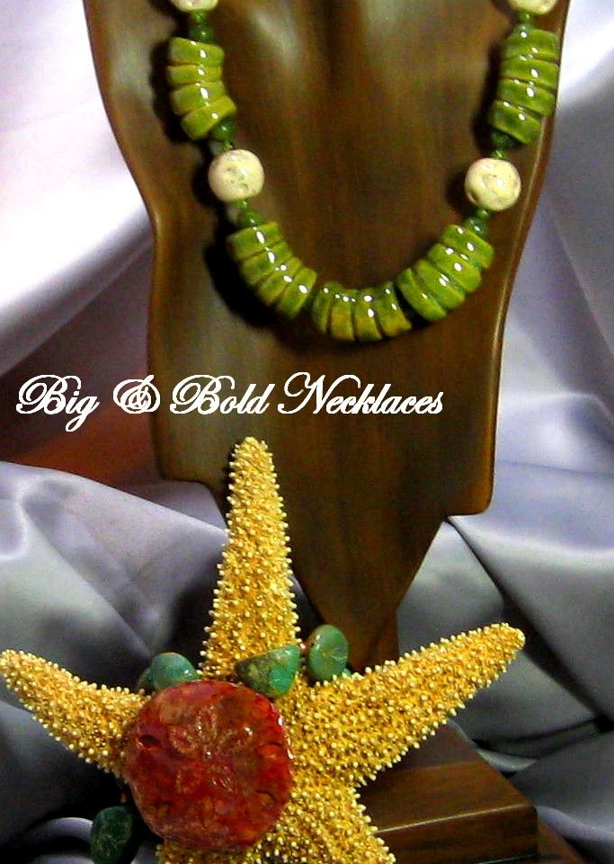 Hand Made Vp's Jewelry Big & Bold Necklaces by Vp's Jewelry