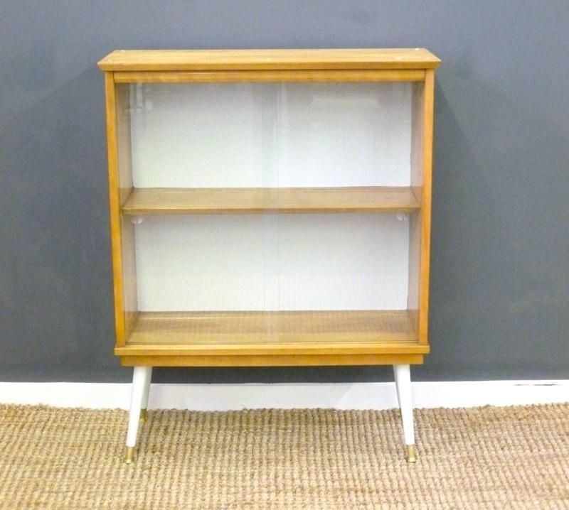 Handmade Mid Century Shelves With Glass Doors by Retrocraft Design