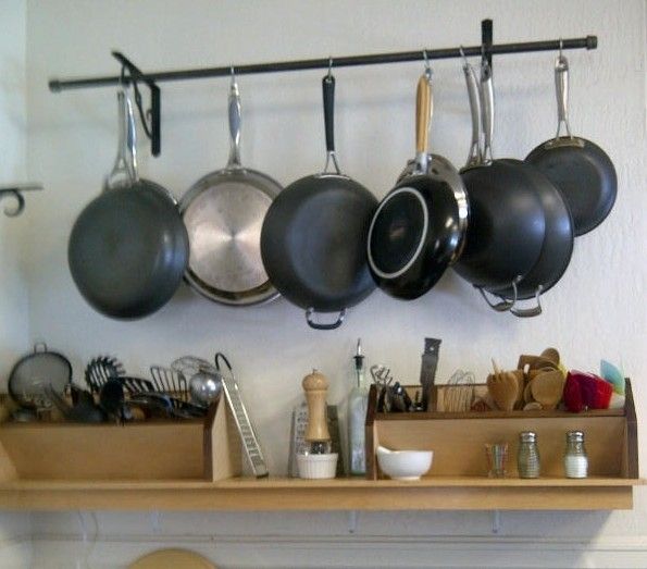 Custom Angled Kitchen Utensil Holder With Accent Color by Companion