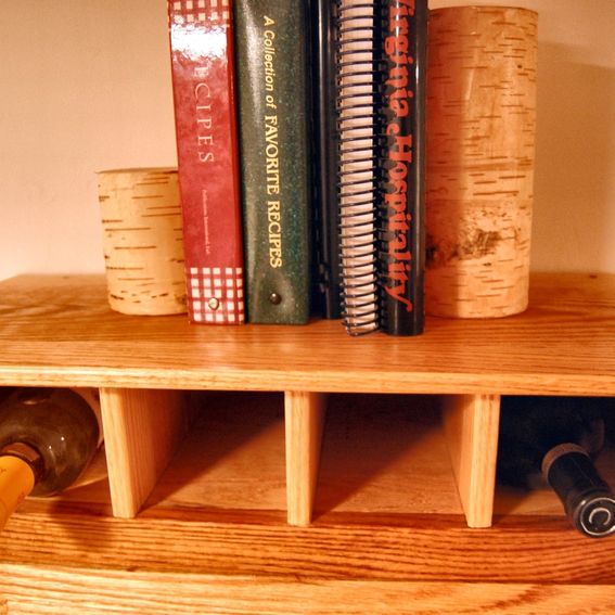 Handmade Wall Hanging Wine Rack / Bookshelf by Mountain Home Style