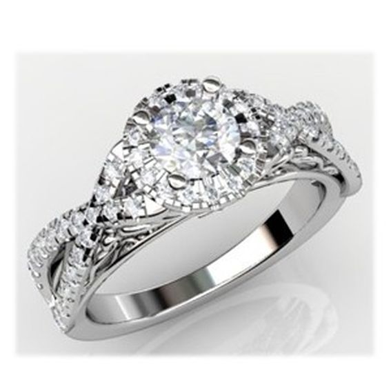 Hand Made Engagement Ring by Greg Anthony Jewelry Inc.