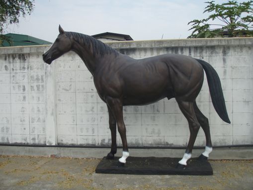 Custom Made Bronze Race Horse | Life Size Bronzes - Cast Bronze Statues & Sculptures - Lost Wax Process
