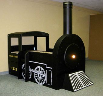 Custom Made Child's Customized Train Bed