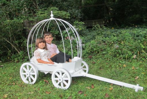 Custom Made Large Angel Carriage - Painted
