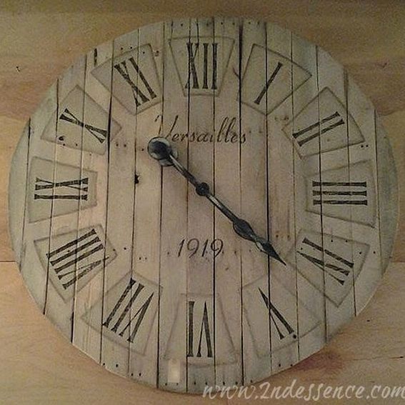 Hand Made Custom Made Oversized Pallet Clocks (3ft Plus) by 2nd Esence