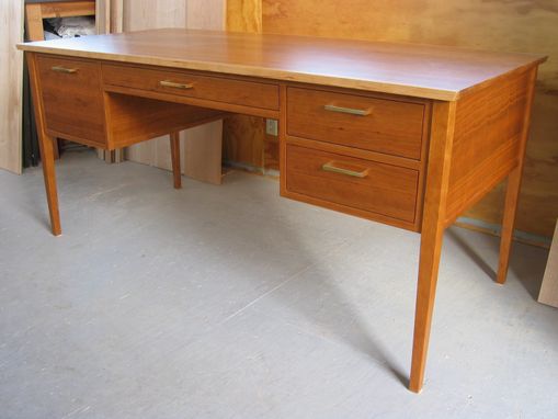Custom Made Cherry , Mid Century Modern , Shaker Office/ Writing Desk