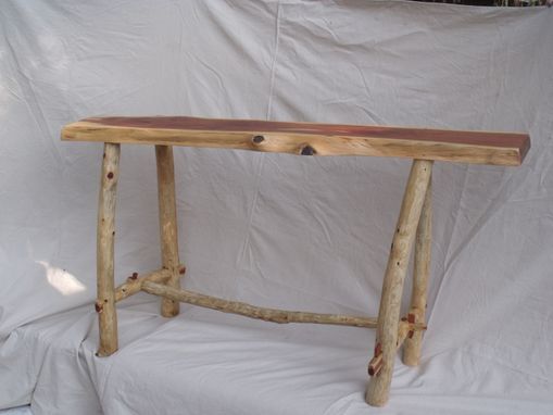 Custom Made Rustic Cedar Hall Table
