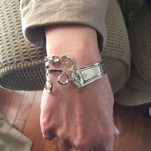 silverware fork bracelet maria custommade