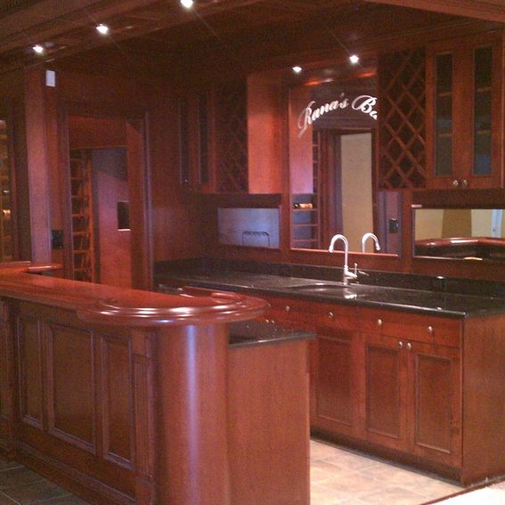 Hand Crafted Custom Bar by Timeless Closets And Makers Female Owned Male Operated