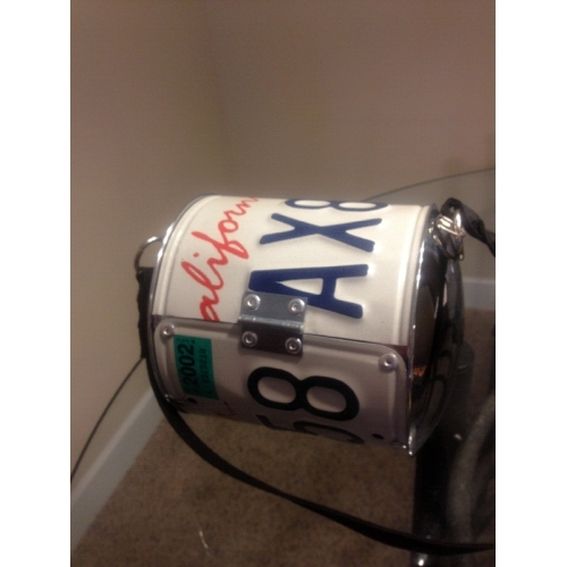Handmade License Plate Purse by USPlateArt