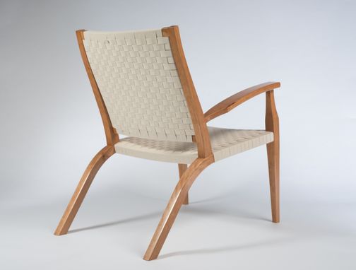 Custom Made Bent Lounge Chair