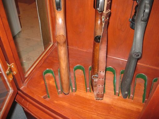 Custom Made Cherry Gun Cabinet