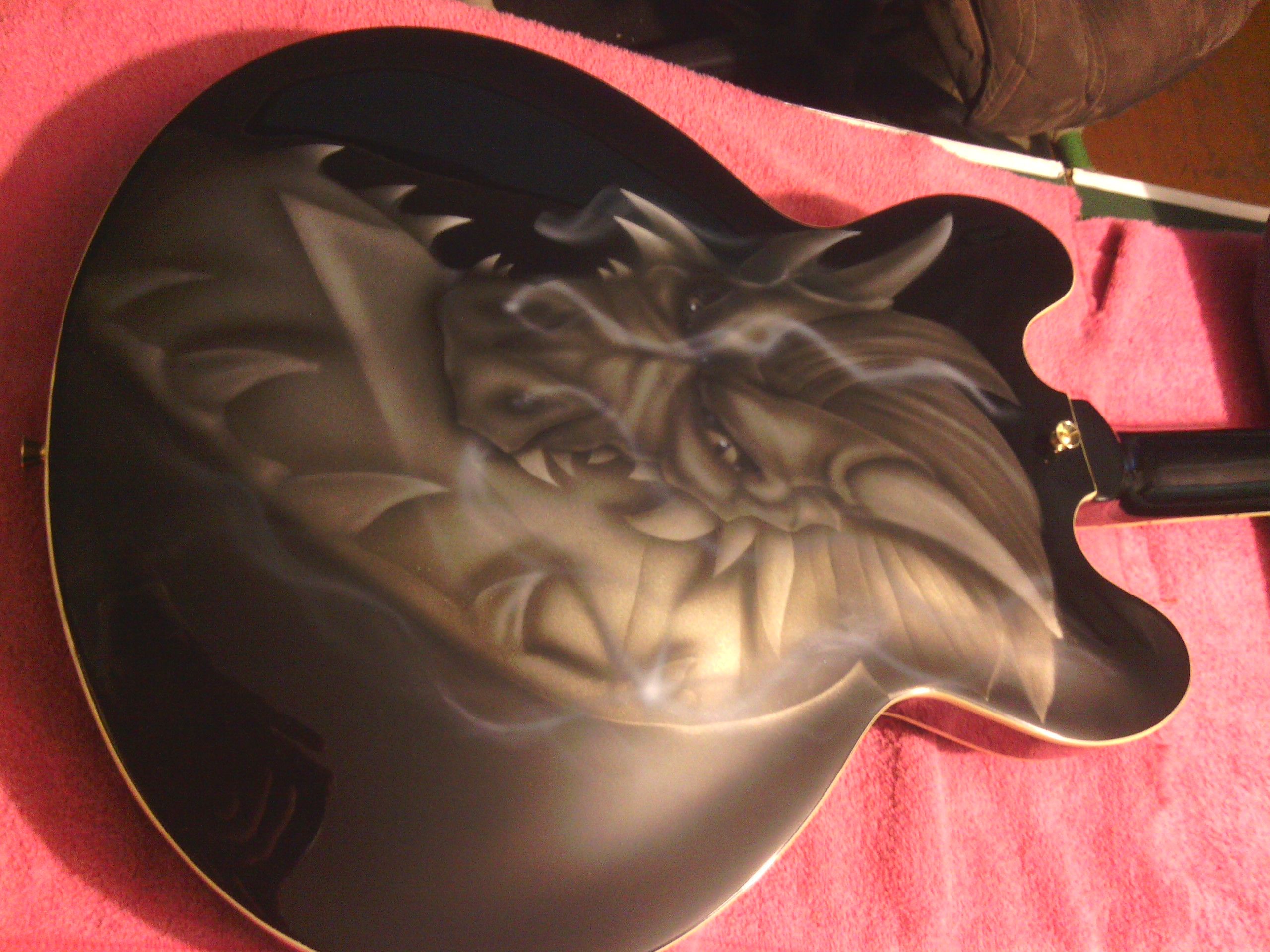 Custom Made Semi Hollow Body Guitar by ZMax Guitars