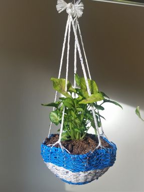 Custom Made Hanging Pot From Upcycled Plastic