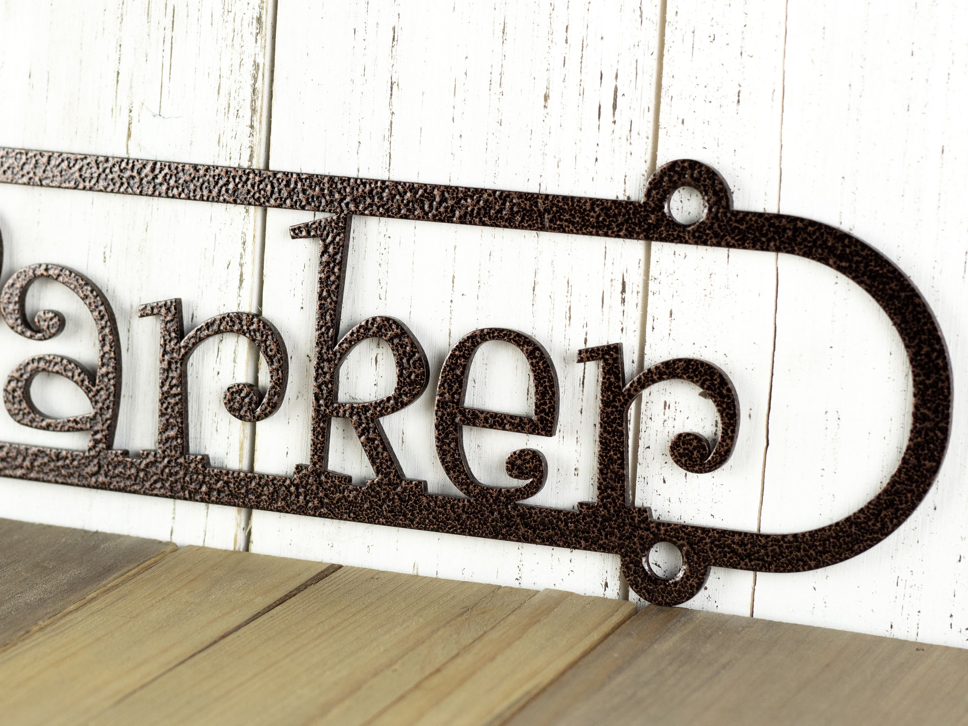 Buy Hand Made Custom Metal Name Sign, Personalized Name Plaque, Outdoor