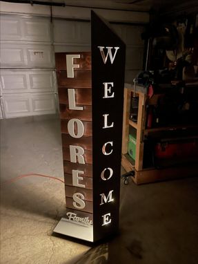 Custom Made Home Welcome Sign