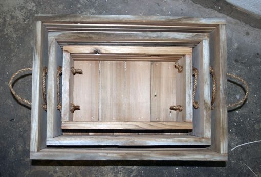 Custom Made Barn Wood Slat Crates