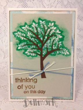 Custom Made Handmade Greeting Cards "Thinking Of You"
