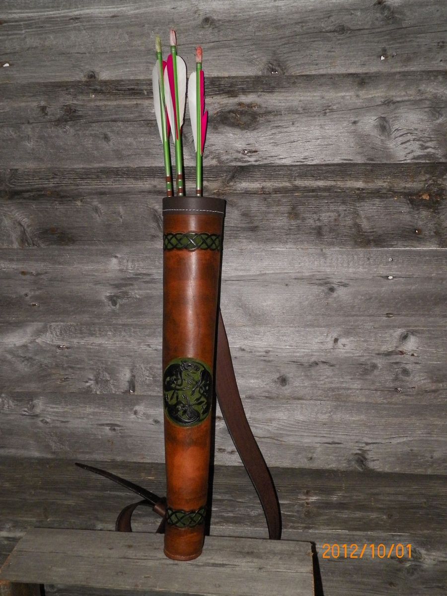 Custom Made Archery Quiver by Dry Creek Saddlery And Silver ...