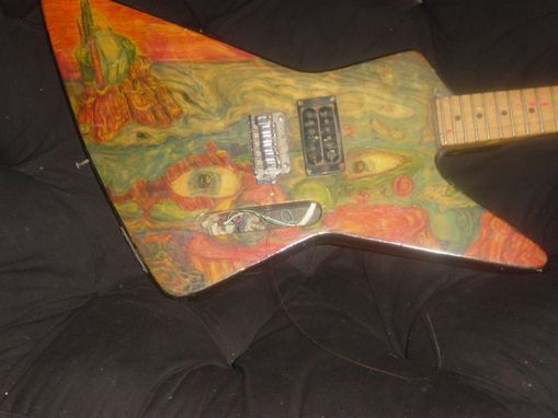 Custom Made Custom Painted Musical Instruments