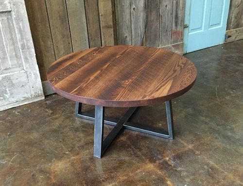 Custom Made Round Coffee Table