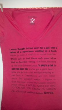 Custom Made Sale 30 Rock Inspired Favorite Quotes Shirt, You Pick Size And Color, Made To Order