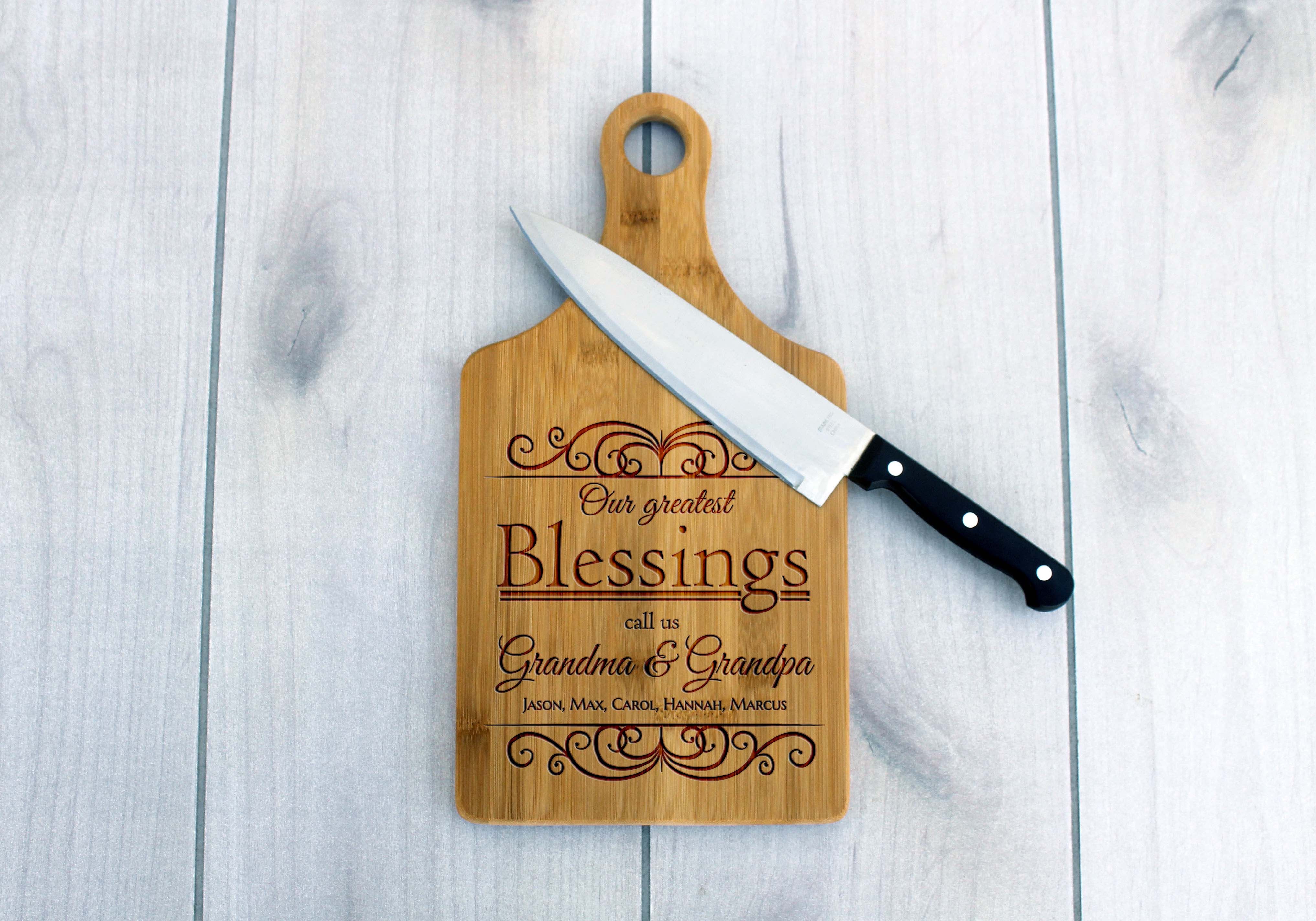 Bless This Kitchen  Personalized Cutting Boards - Etchey