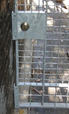 Custom Made Galvanized Steel Gates