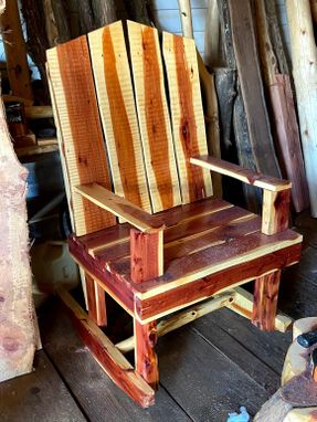 Custom Made Rocking Chair Red Cedar