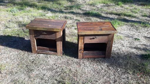 Custom Made Barnwood Night Stands/ End Tables