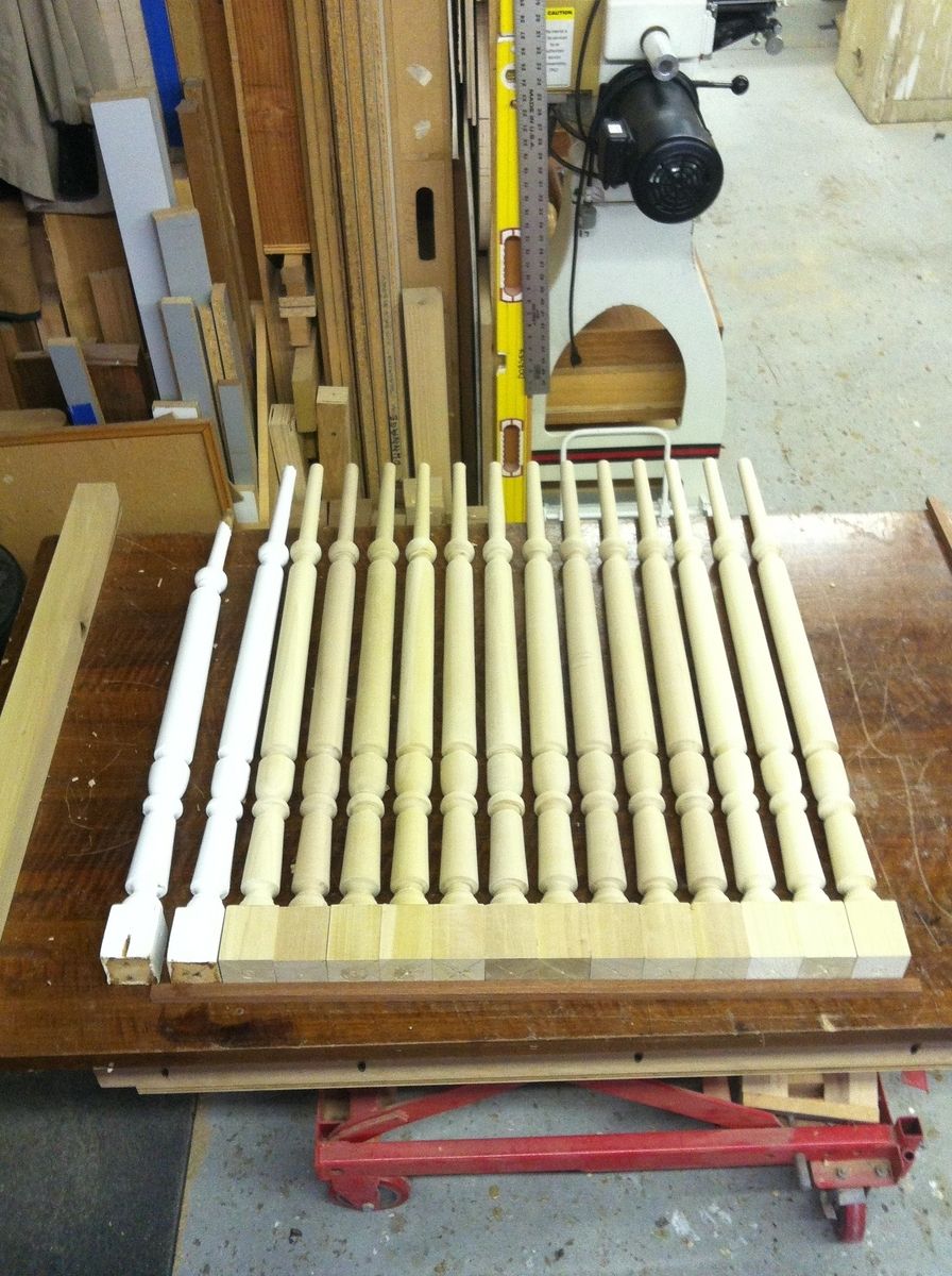 Hand Made Staircase Baluster Repair/Replacement by Alan Dorsey Custom