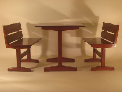 Custom Made Kitchen Table And Benches