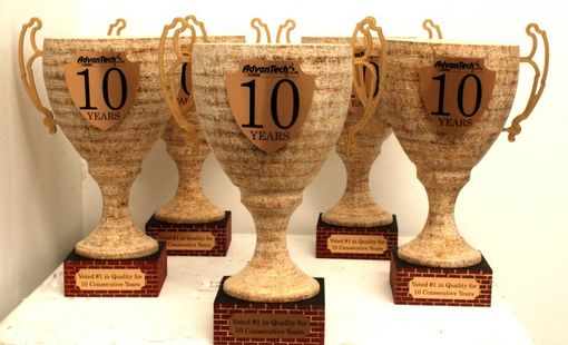 Custom Made Custom Wooden Trophy Promotional Pieces