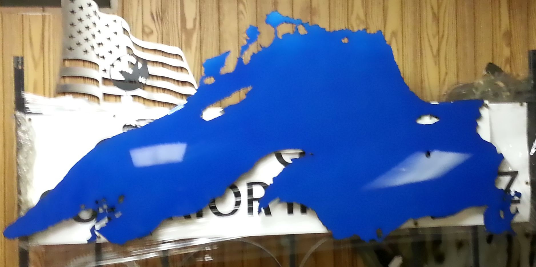 Hand Made Great Lakes Metal Wall Art Collection by Superior IronArtz