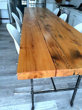 Custom Made Rustic Dining Or Bar Table