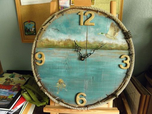 Custom Made Rustic Wall Clock