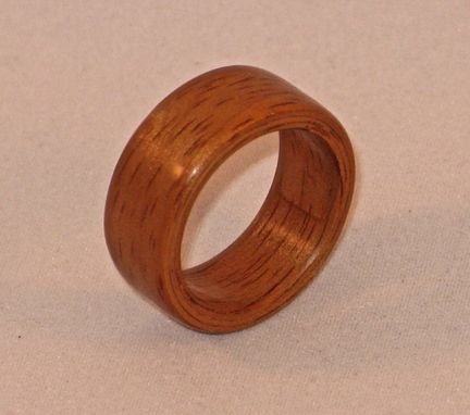 Custom Made Mahogany Bentwood Ring- Handmade Wooden Ring